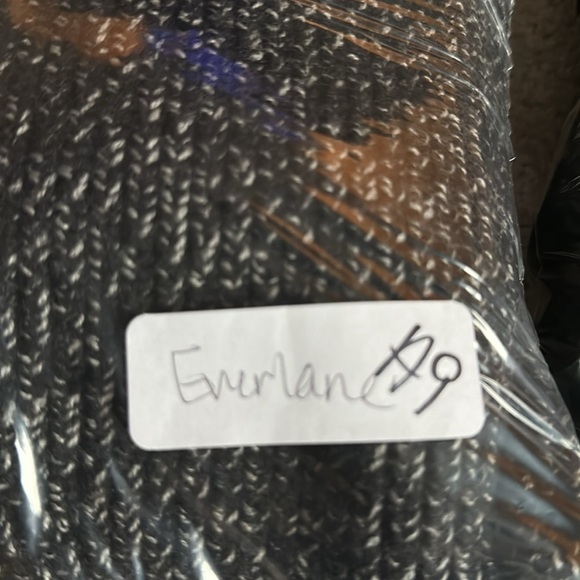 EVERLANE Chunky wool gorpcore turtleneck woman warm classic career grey tank S - Picture 15 of 15